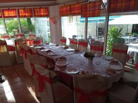 Las Piscinas Balmaseda mesa para evento